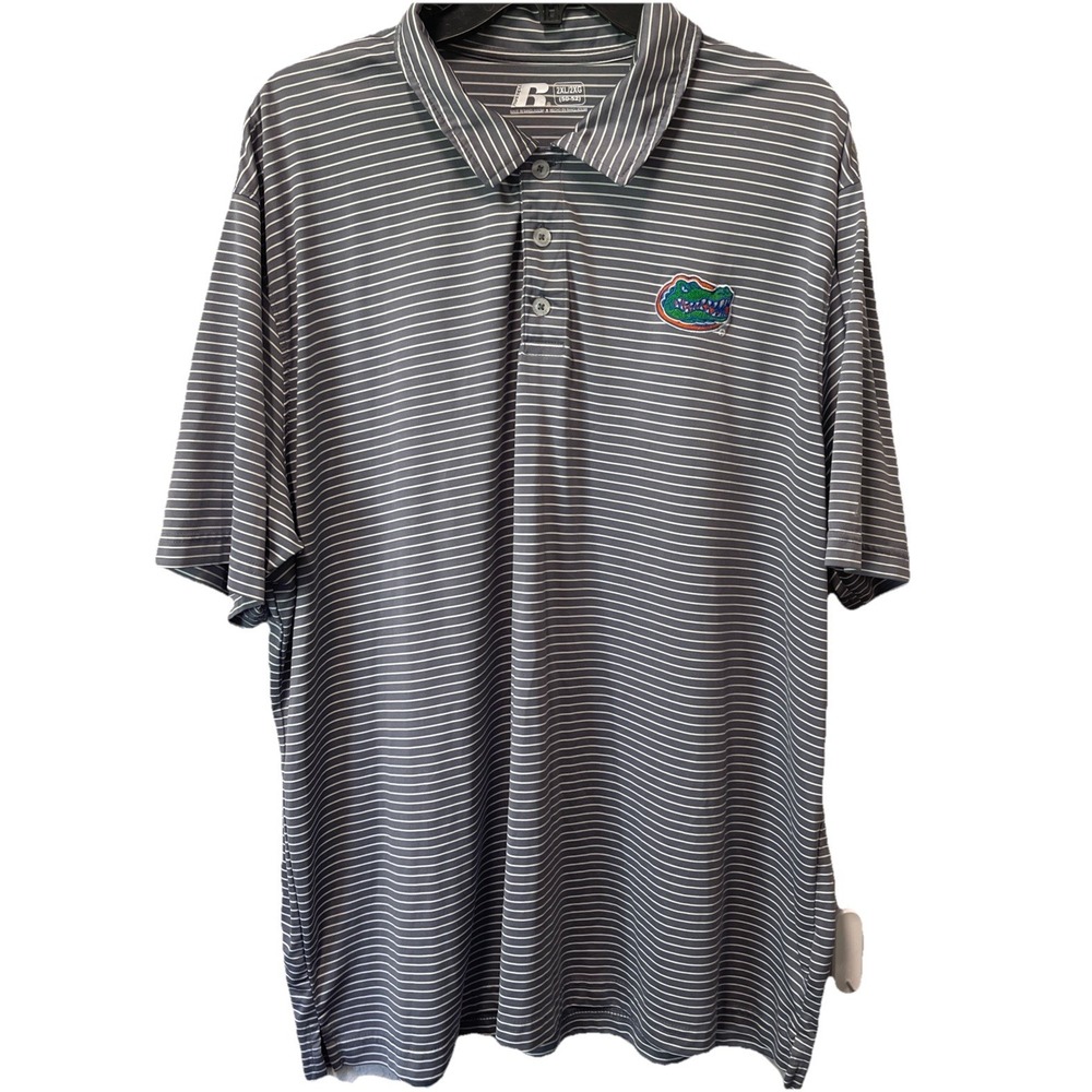 Russell Men's Florida Gators Polo Short Sleeve Shirt Size 2XL